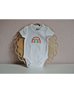 Baby Body Regenbogen mit Wunschname