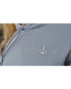 Hoodie Damen - Maritim ~ Bio Baumwolle